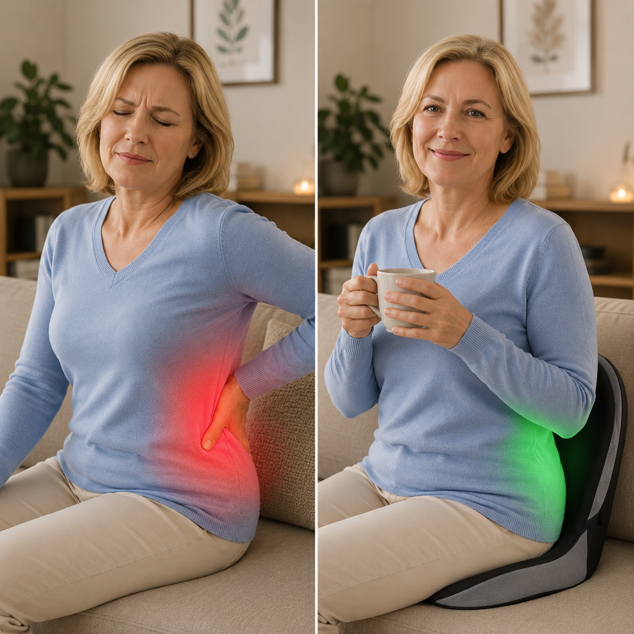 Ruvelya® ErgoSeat Orthopädisches Sitzkissen