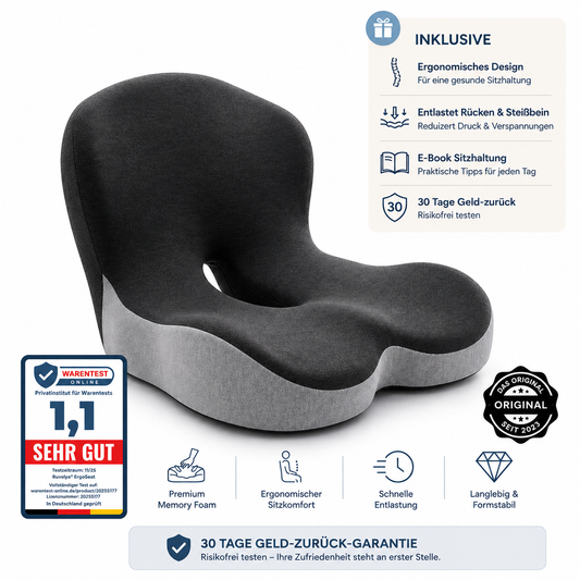 Ruvelya® ErgoSeat Orthopädisches Sitzkissen